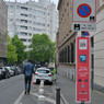 Rue des Poissonceaux, 30 minutes gratuites pour effectuer un achat rapide.