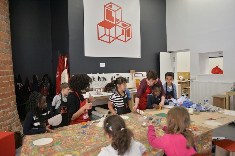 L'un des espaces de la Micro-Folie est le mini-lab, fab-lab adapté à tous les publics. Photo D. Rapaich, Ville de Lille