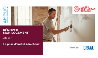 La pose d'enduit à la chaux