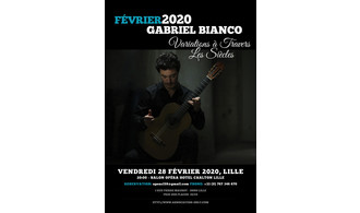 Récital de guitare, Gabriel Bianco