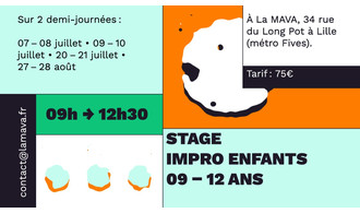 Stage Impro Enfants 09-12 ans
