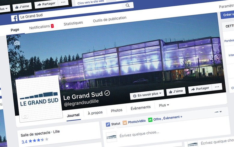 Page facebook GRAND SUD