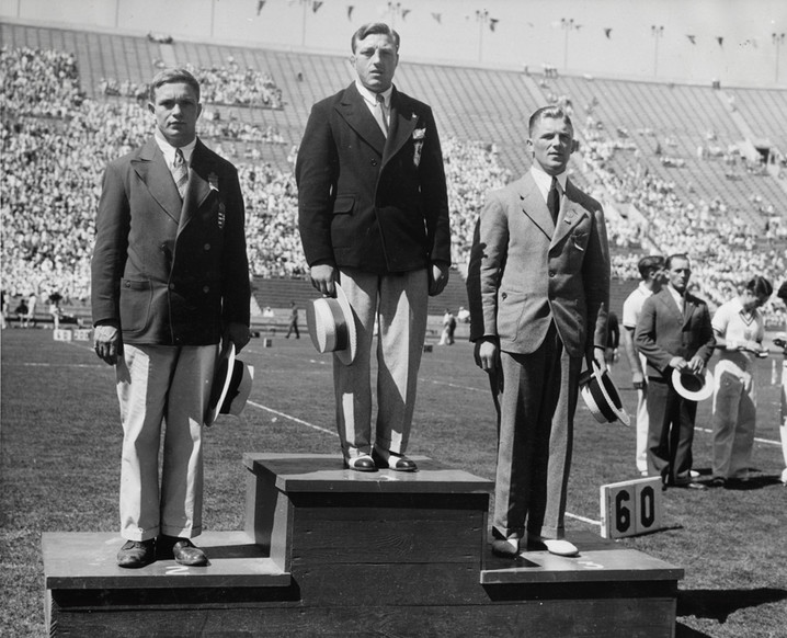 Charles Pacôme, médaille d'Or en lutte aux Jeux de Los Angeles en 1932