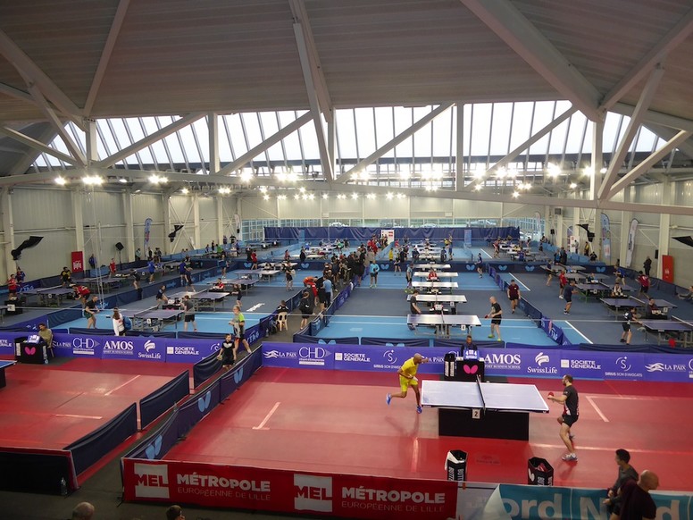 4ème Open de tennis de table de Lille au complexe Marcel Bernard
