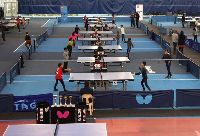 Challenge de tennis de table au complexe Marcel Bernard