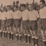 Match amical Rouen vs LOSC 1954 - Joseph Zacharias, second en partant de la droite