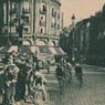 2e étape du Tour 1934, 4 juillet - Lille-Charleville - Antonin Magne devant le fameux Café Jean - DR