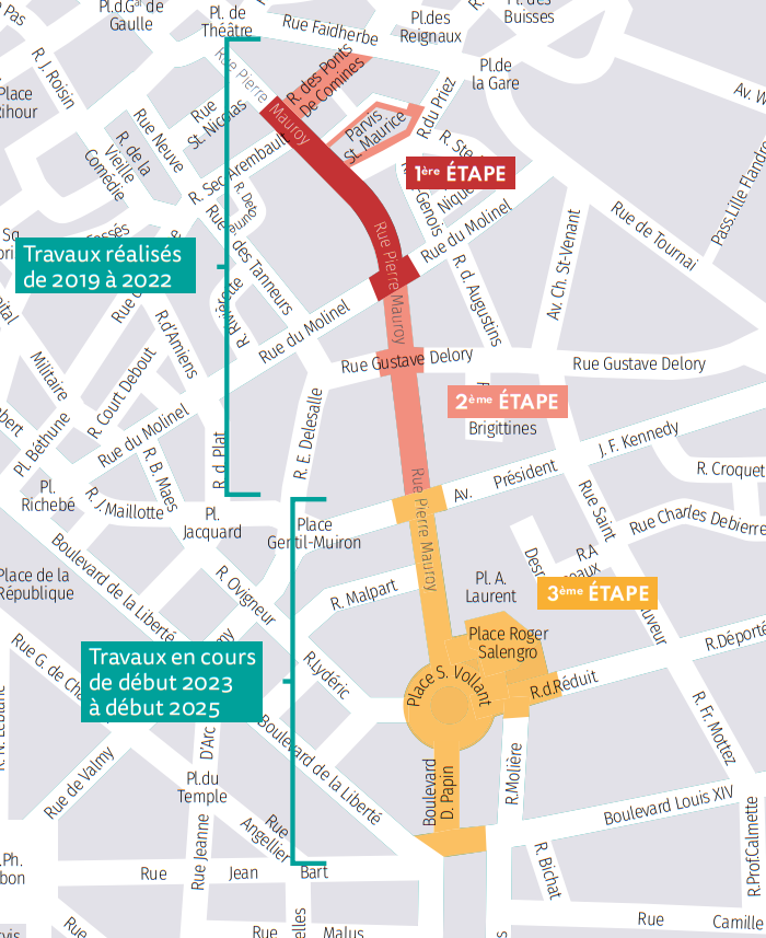 Rue Pierre Mauroy / Nos équipements Ville de Lille adresses