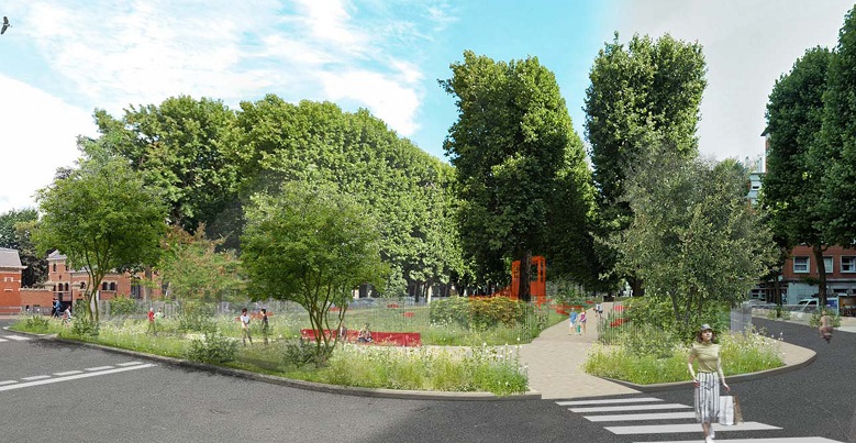 Lille : la place du Maréchal Leclerc devient un immense jardin public