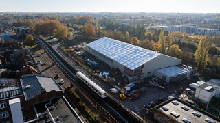 Piscine Camille Muffat : vue aérienne (7.11.25)