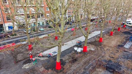 Travaux place du Maréchal Leclerc, 09.12.25