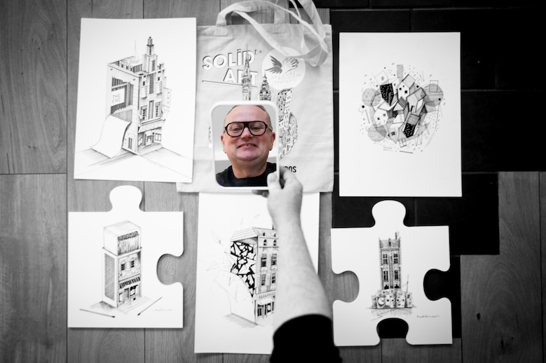 Solid’Art : Vincent Lelièvre mobilise son art pour les enfants à Lille