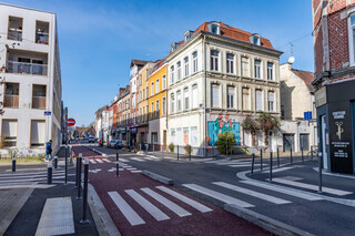 Rue de Wazemmes : travaux (photo fin février 2026)