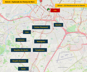 Marathon de Lille 2026 : parcours