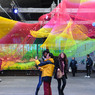 Expo La Déesse verte, Gare Saint Sauveur. Photo A. G.