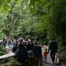 Le Jardin écologique de La Poterne (Vieux-Lille), ici lors d'une fête en 2018. Photo Dan. R.