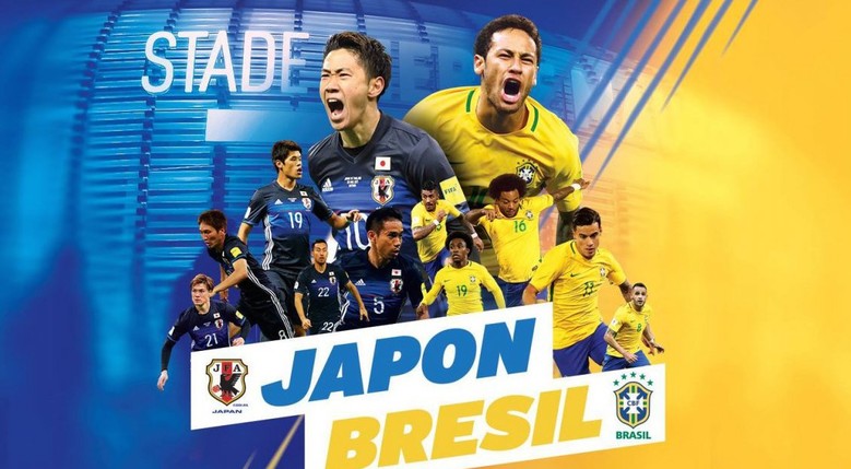 Brésil vs Japon au stade Pierre Mauroy