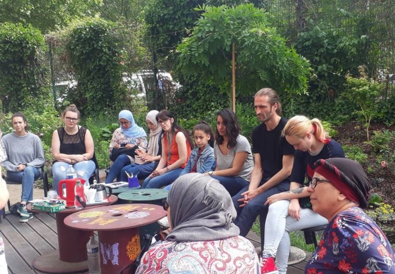 formation à la philosophie et aux outils de la coopération dans le jardin Herriot