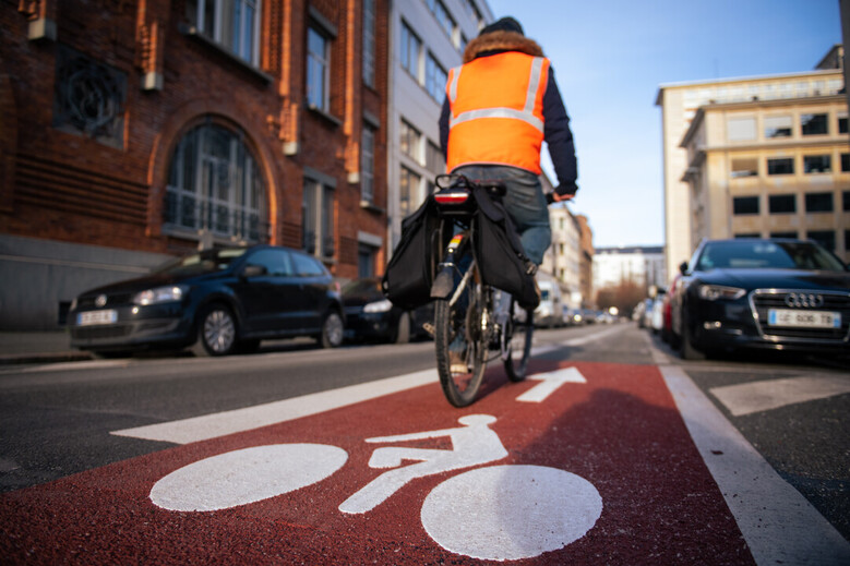 Plusieurs aménagements cyclables ont été lancés ces derniers mois pour sécuriser les déplacements cyclistes. Crédit : Thomas Lo Presti.