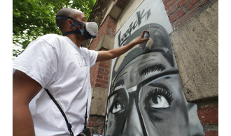 Fresque de l'artiste Logick © Culturall