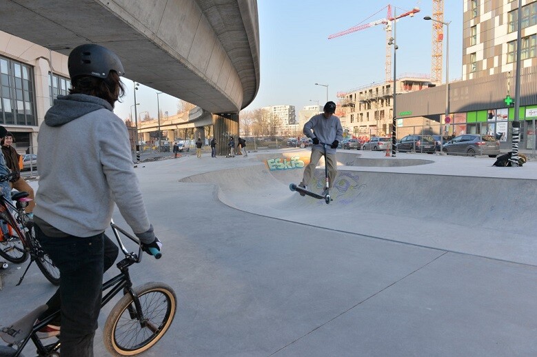 Un nouvel espace de glisse sous la porte de Valenciennes.