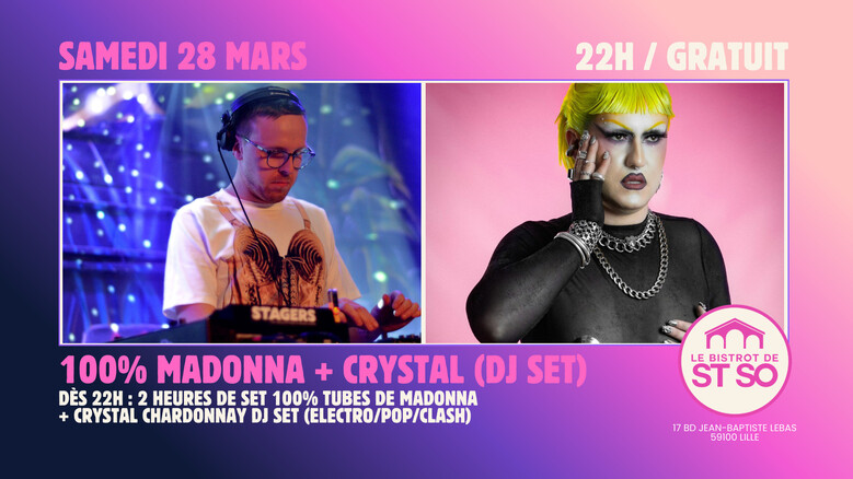100% Madonna + Crystal Chardonnay (DJ SET)