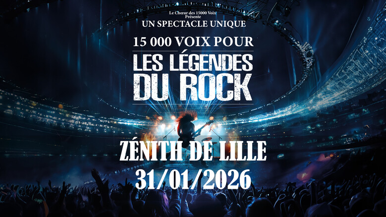 15.000 voix pour les légendes du rock