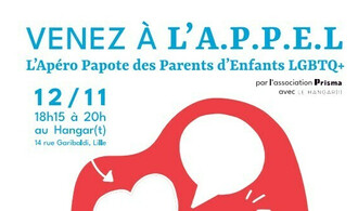 4ème édition de l'apéro papote pour les parents d'enfants LGBTQ+
