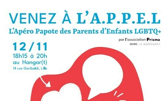 4ème édition de l'apéro papote pour les parents d'enfants LGBTQ+