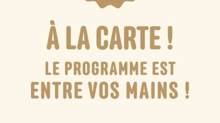 À la carte !