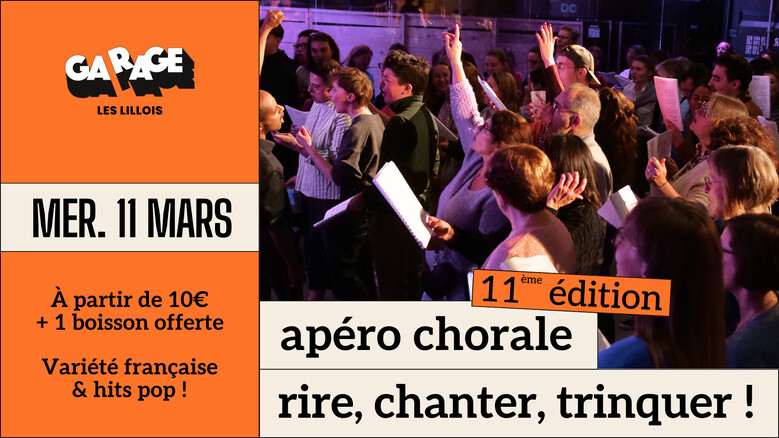 APÉRO CHORALE - chanter, rire, trinquer !