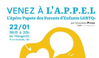 APPEL Apéro papotes pour les parents d'enfants LGBTQ+