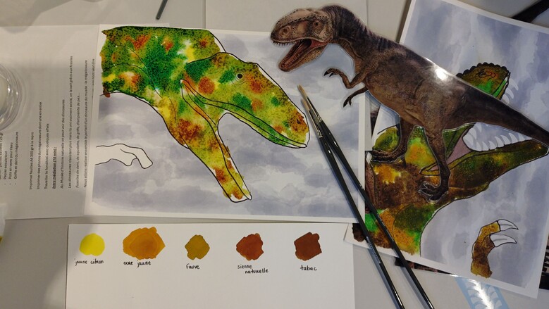 Atelier aquarelle - au Mini-Lab / Le MHN fait le Mur