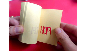 Atelier création d'un carnet animé