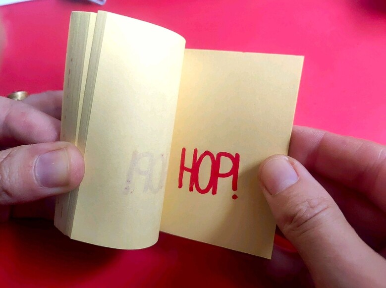 Atelier création d'un carnet animé