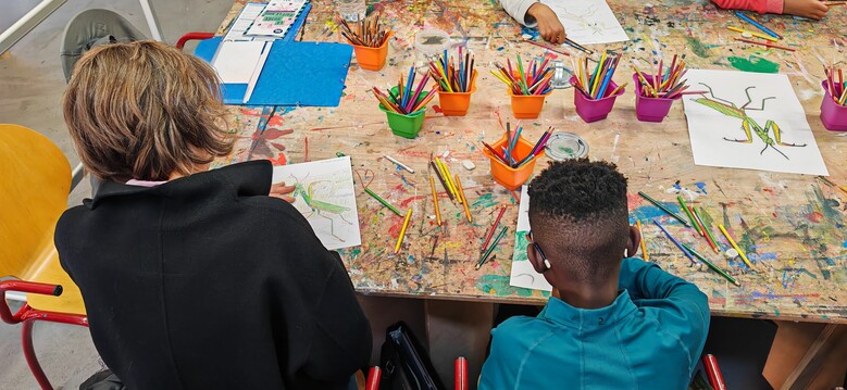Atelier Dessin - au Mini-Lab / Le MHN fait le Mur