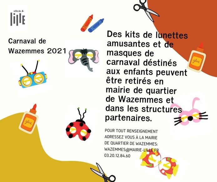 Atelier masques de carnaval