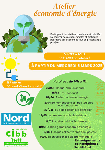 Ateliers économie d'énergie