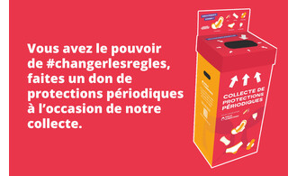 Collecte de protections périodiques