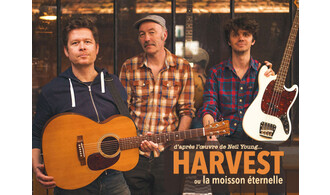Concert au jardin, avec le Trio Harvest, pour le festival Les heures dorées 2026, musique à la bibliothèque