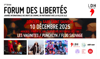 Concert du Forum des libertés de la Ligue des droits de l'Homme