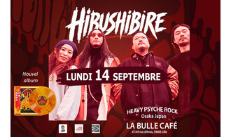 Concert live psych rock : HIBUSHIBIRE  heavy psych rock, Japon + ATOKO psych jazz, Lille