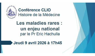Conférence CLIO : Les maladies rares : un enjeu national