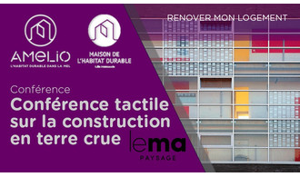 Conférence tactile sur la construction en terre crue
