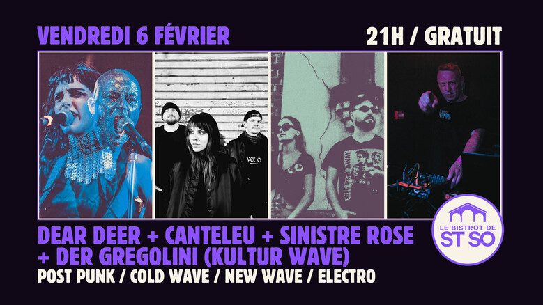 Dear Deer + Canteleu + Sinistre Rose + Der Gregolini