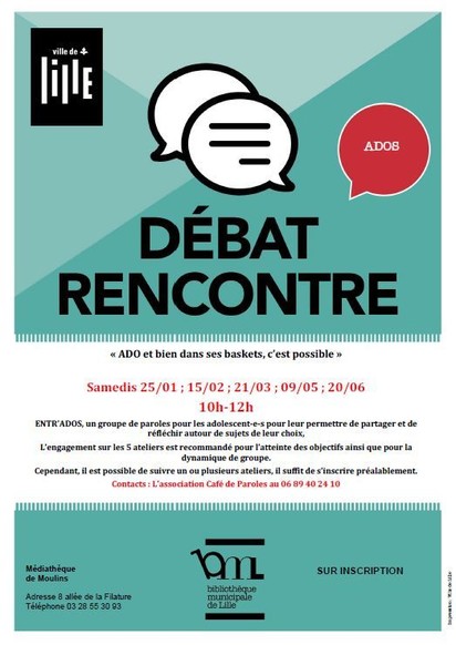 Débat rencontre "Ado et bien dans ses baskets, c'est possible"