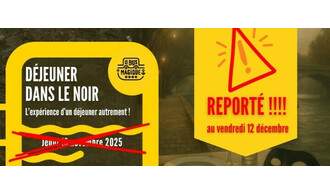 Déjeuner dans le noir