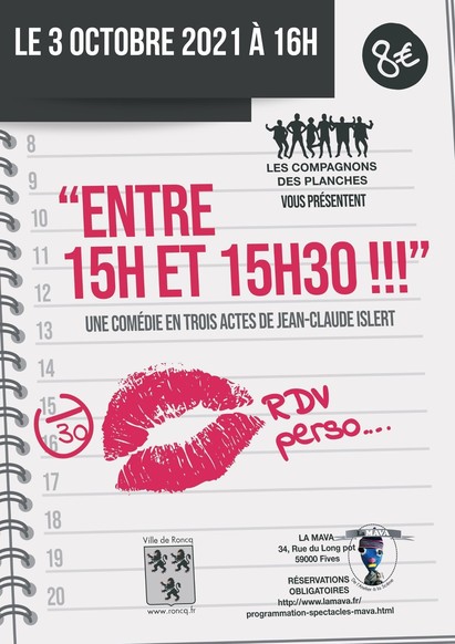 Entre 15h et 15h30 - Les Compagnons des Planches