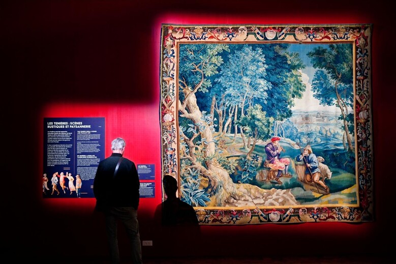 Exposition " Trésors de laine et de soie "