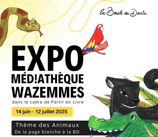 Festival Partir en Livre avec le Centre National du Livre - Exposition Lille mystérieuse, le zoo de Lille.